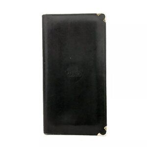 CELINE Horse Carriage Leather Long Bifold Wallet